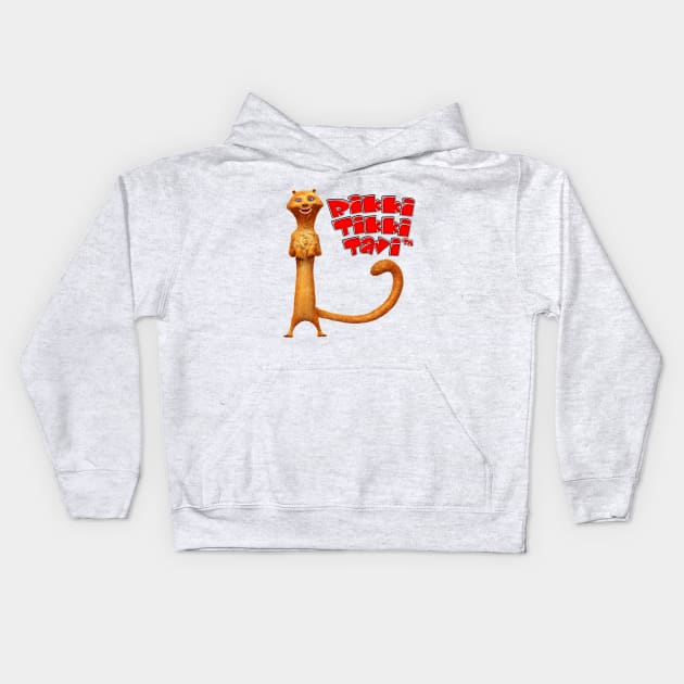 Rikki-Tikki-Tavi™ The Hero Pose Kids Hoodie by scorpiopicturesinc@gmail.com